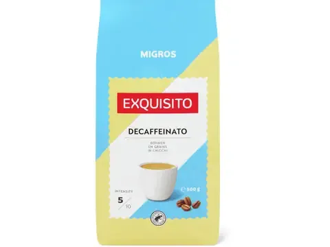 Exquisito Café en grains · Decaffeinato 500g