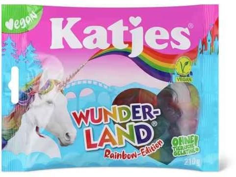 Katjes · Wunderland · Rainbow-Edition, végétalien 210g