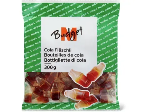M-Budget · Bouteilles de cola 300g
