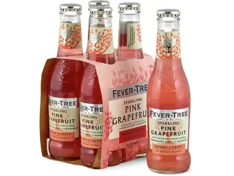 Fever Tree · Grapefruit rose · sans alcool 4 x 200 ml