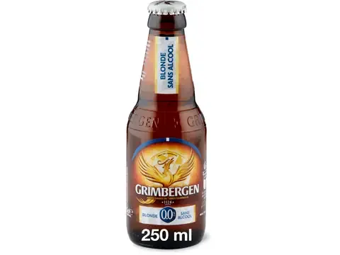 Grimbergen · Blonde 0.0% · sans alcool 250ml
