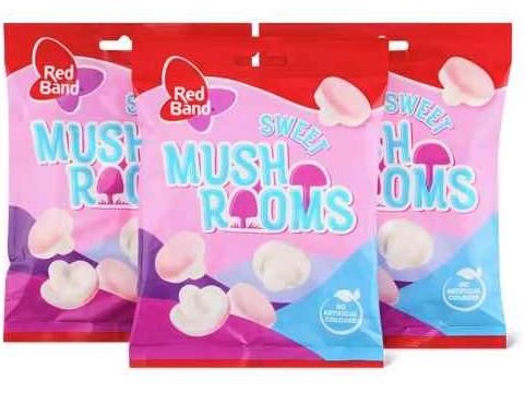 Red Band · Sweet Mushrooms 1x100g