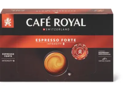 Café Royal · Dosettes · Espresso Forte 300g