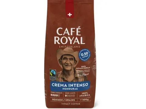 Café Royal · Café en grains · Crema Intenso Honduras 500g