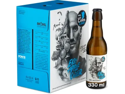 Mosterei Möhl · Easy Apple Cider · sans alcool 6 x 330ml