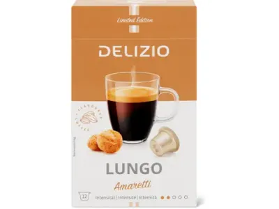 Delizio · Lungo Amaretti · 12 capsules 72g