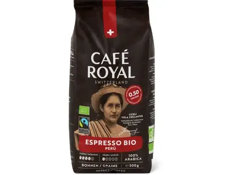 Café Royal · Café en grains · Bio, Espresso Perú 500g