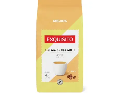 Exquisito Café en grains · Crema extra mild 500g