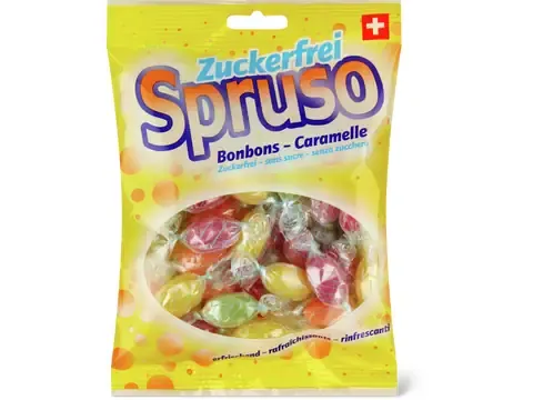 Spruso · Bonbons · Light, Sans sucre ajouté 150g
