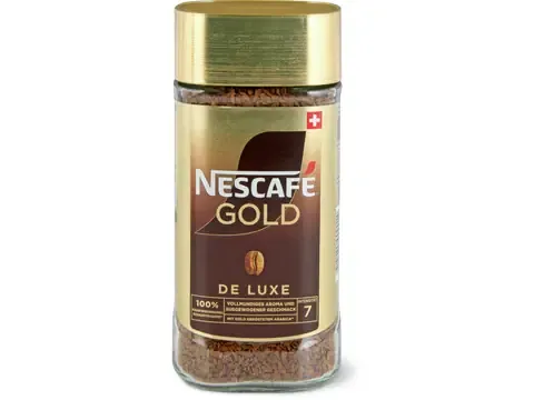 Nescafé Gold · Café soluble · De Luxe 200g