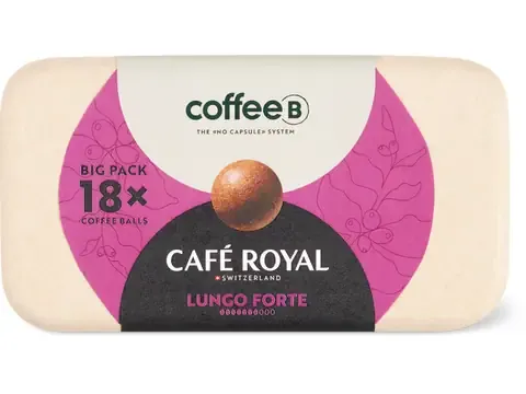 CoffeeB By Café Royal · Lungo Forte · 18 boules 120g