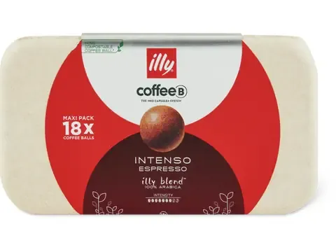 CoffeeB · Illy Espresso Intenso · 18 boules 110g