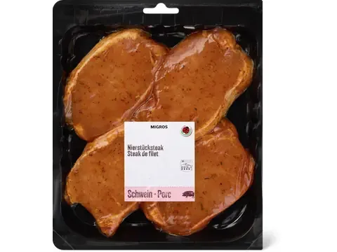 Steak de porc · mariné 100g