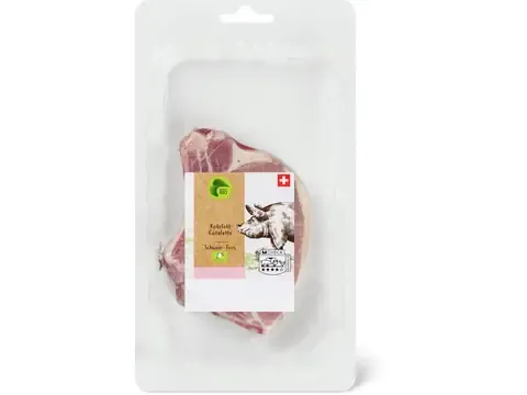 Côtelettes de porc · Bio 100g