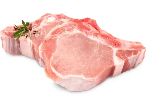 Côtelettes de porc · maigres 100g