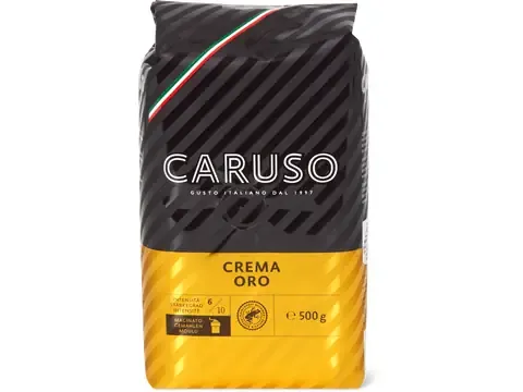 Caruso · Café moulu · Crema Oro 500g