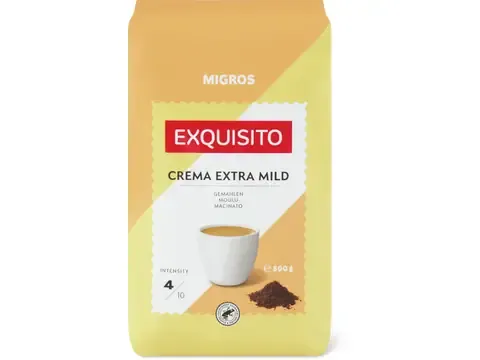 Exquisito Café moulu · Crema extra mild 500g