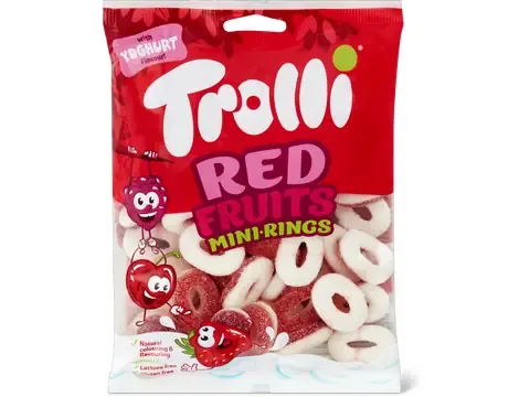 Trolli · Red Fruits Mini Rings · Yogourt 200g