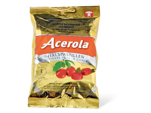 Pastilles pour la gorge à l’acérola 220g