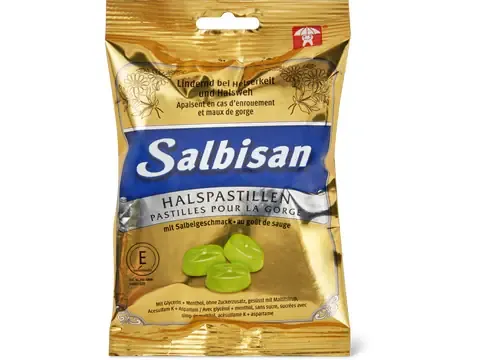 Pastilles pour la gorge Salbisan · Sauge 220g