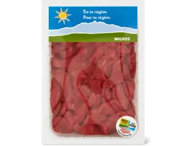 Émincé de bœuf · De la région 100g