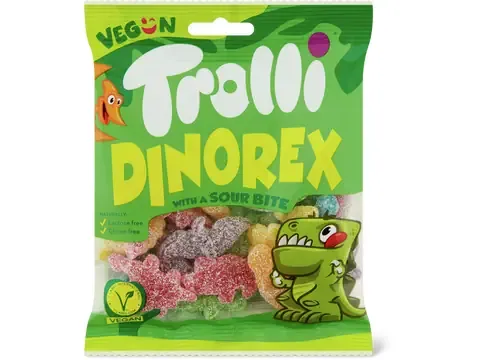 Trolli · Dinorex · acidulé, végétalien 100g