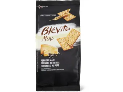 Blévita Mini · Fromage au poivre 130g
