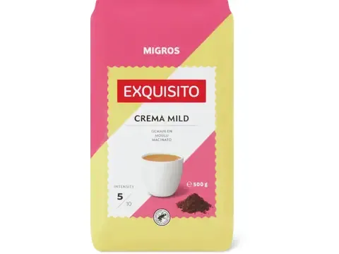 Exquisito Café moulu · Crema mild 500g