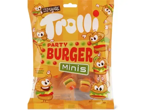 Trolli · Party Burger · Minis 170g