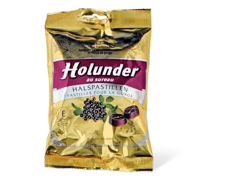 Pastilles pour la gorge au sureau 220g