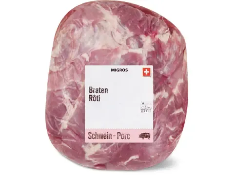 Rôti d’épaule de porc CE 100g