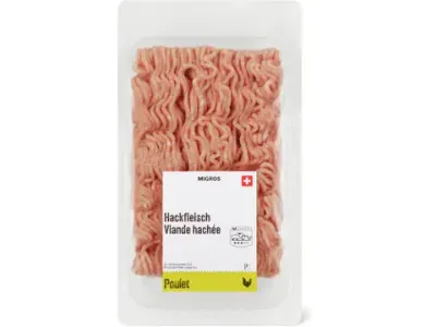 Viande de poulet hachée 100g