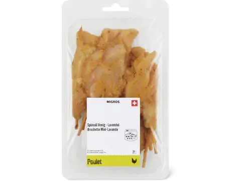 Brochettes de poulet · Miel et lavande 100g