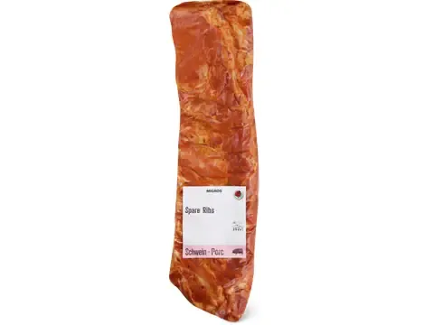 Spare ribs de porc 100g