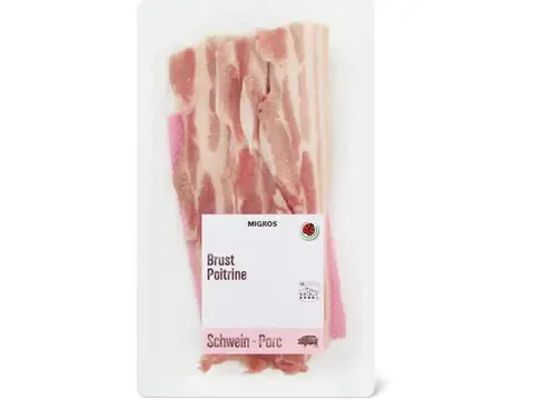 Poitrine de porc 100g