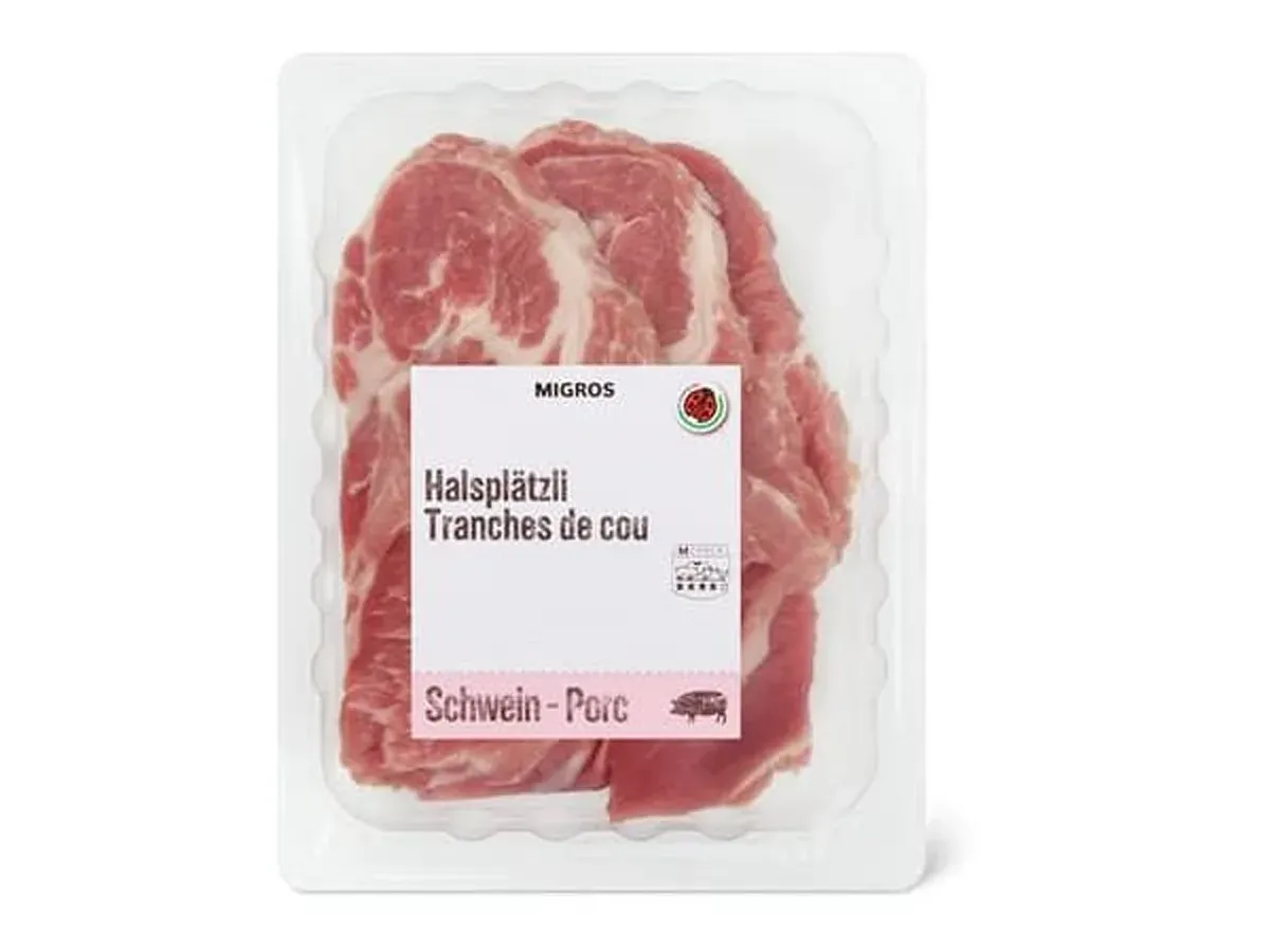 Tranche cou de porc 300g