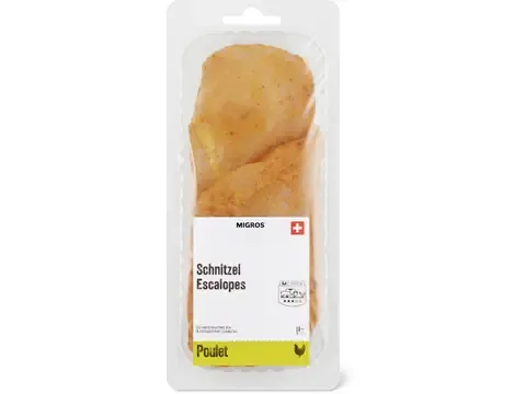 Escalopes de poulet · marinées 100g