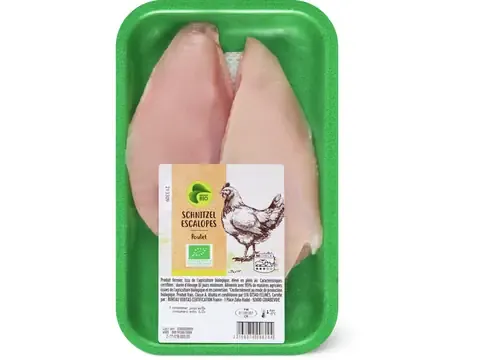 Escalopes de poulet · Bio 100g