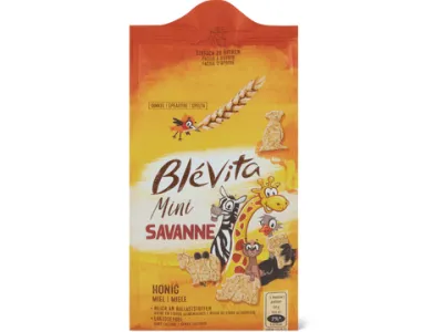 Blévita · Mini Savanne · Miel, sans lactose 130g