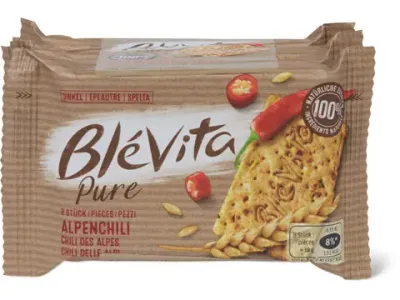 Blévita · Pure · Chili des Alpes, sans lactose, végétalien 1x38g