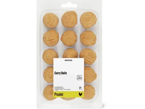 Boulettes de poulet au curry 300g