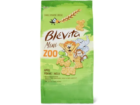 Blévita · Mini Zoo · Pomme, sans lactose 130g