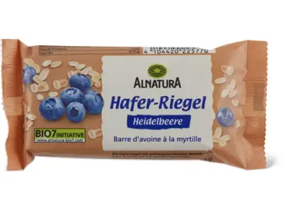 Alnatura · Barre d’avoine · Bio, Myrtille 60g