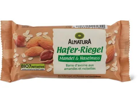 Alnatura · Barre · Bio, amandes et noisettes 60g