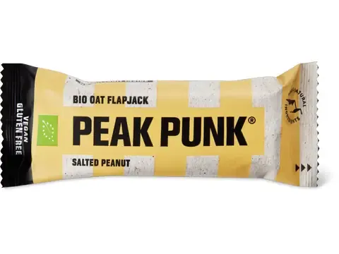 Peak Punk · Oat Flapjack · Bio, Salted Peanut 60g