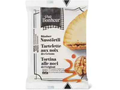 Petit Bonheur · Tartelette aux noix des Grisons 80g