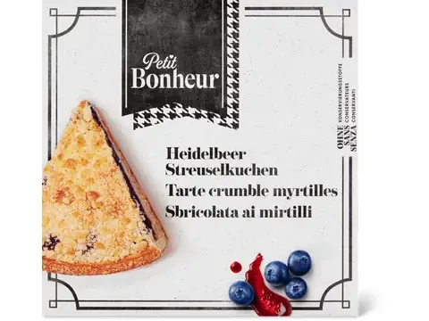 Petit Bonheur · Crumble aux framboises 450g