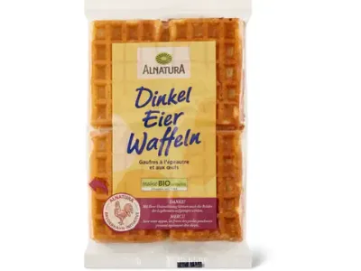 Alnatura · Gaufres aux œufs · Bio, Épeautre 165g