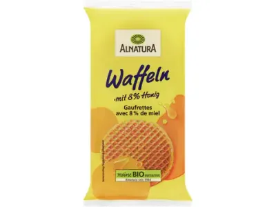 Alnatura · Gaufrettes · Bio, avec 8% de miel 175g