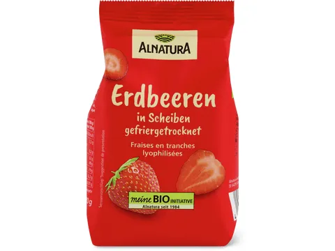 Alnatura · Fraises · Bio, lyophilisées 20g